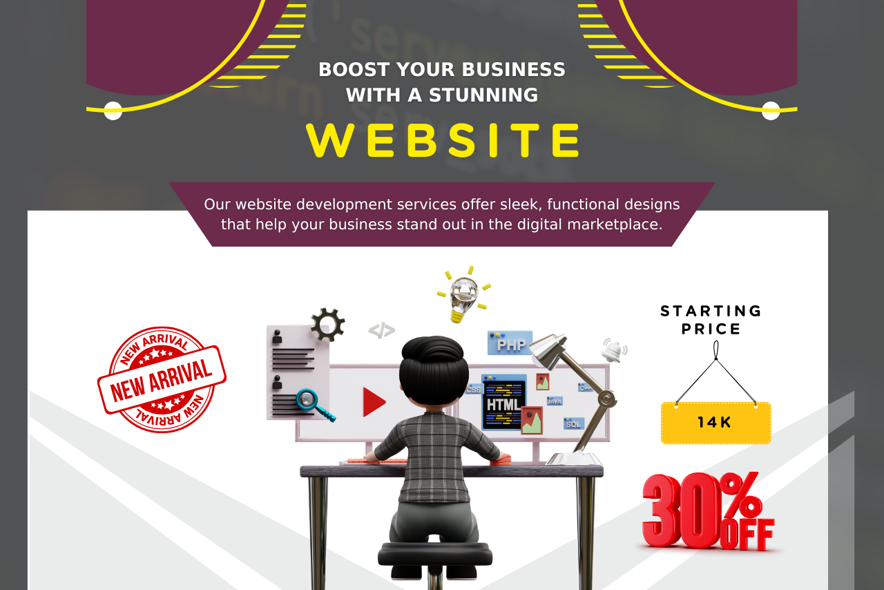 30% Off on Web Development